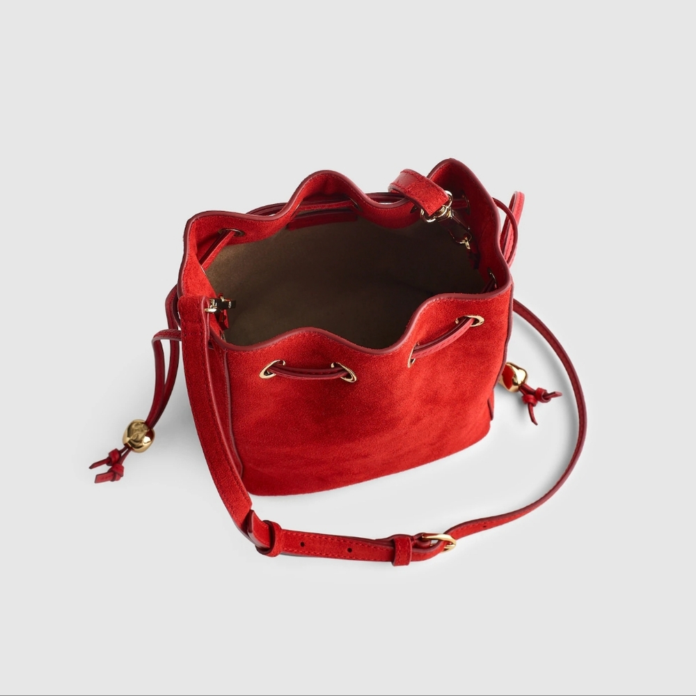 Madewell The Mini Drawstring Crossbody Bucket Bag - Picture 2 of 5
